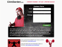 Tablet Screenshot of clintdarden.com